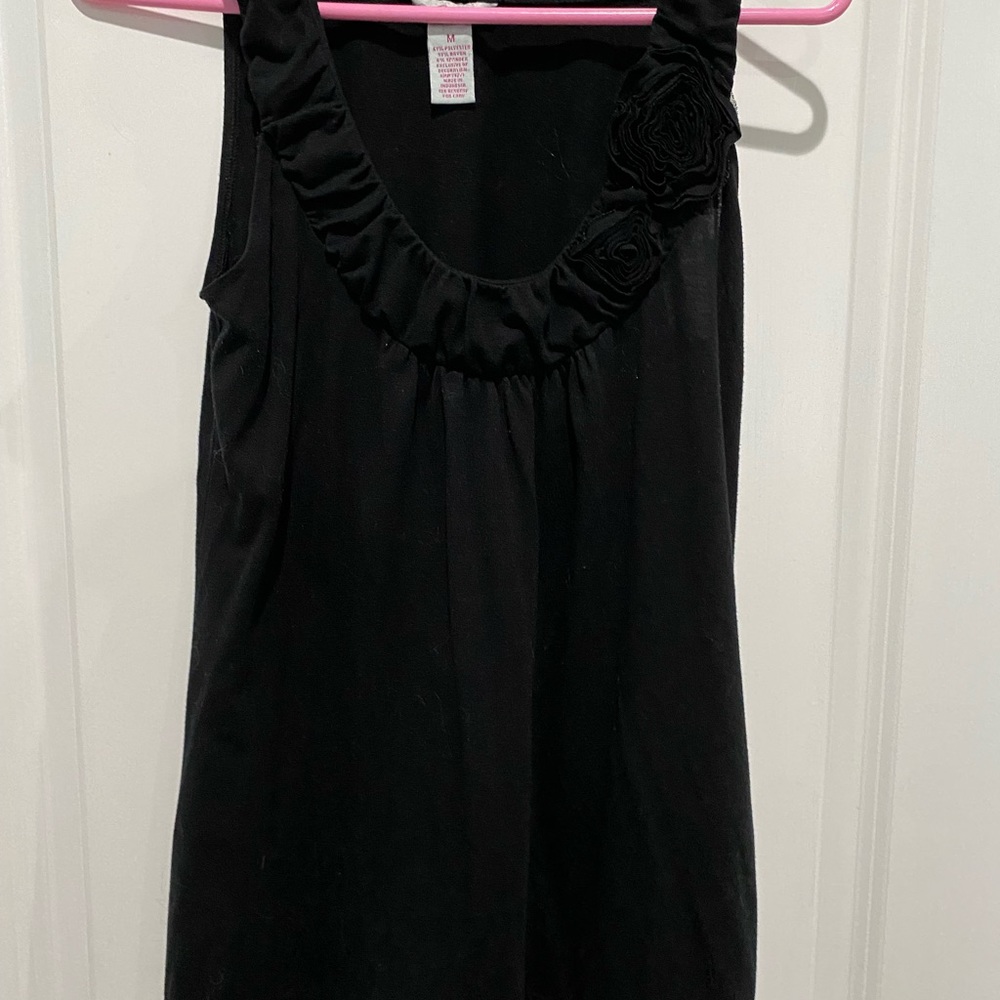 Candies Flowered neckline tank top, Sz M